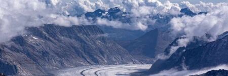 Le glacier d'Aletsch, le plus grand glacier des Alpes en danger