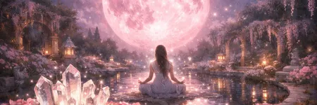 Rituel de Pleine Lune Rose : 5 pratiques de libération 🌕