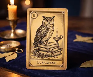 La Sagesse, lame 9 de l'Oracle de la Triade : sens