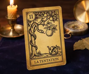 La Tentation, lame 11 de l'Oracle de la Triade : sens