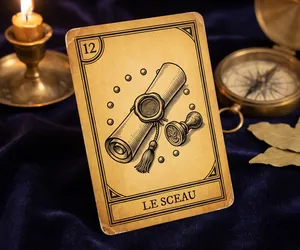 Le Sceau, lame 12 de l'Oracle de la Triade : signification