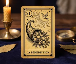 La Bénédiction, lame 21 de l'Oracle de la Triade : sens