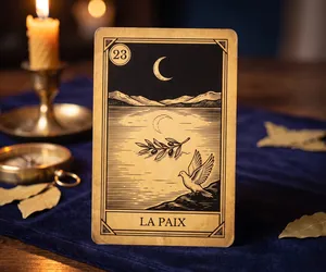 La Paix, lame 23 de l'Oracle de la Triade : signification