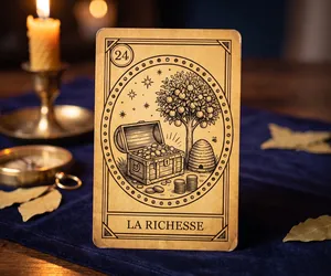 La Richesse, lame 24 de l'Oracle de la Triade : sens