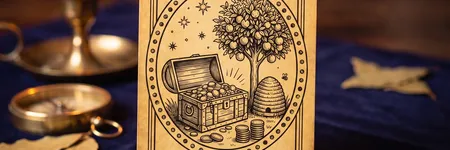 La Richesse, lame 24 de l'Oracle de la Triade : sens