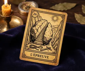 L'Épreuve, lame 26 de l'Oracle de la Triade : signification