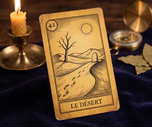 Le Désert, lame 42 de l'Oracle de la Triade : signification