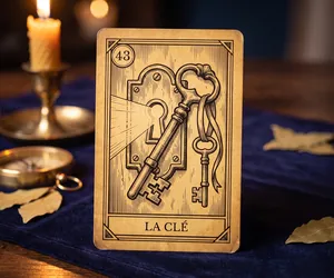 La Clé, lame 43 de l'Oracle de la Triade : signification