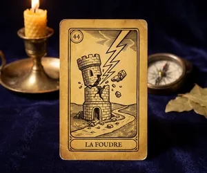 La Foudre, lame 44 de l'Oracle de la Triade : signification