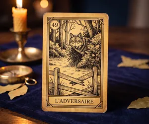 L'Adversaire, lame 49 de l'Oracle de la Triade : sens