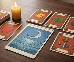 Les cartes de la Lune dans l'Oracle de Belline