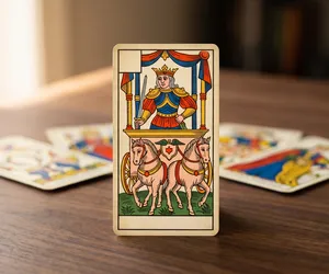 Le Chariot dans le Tarot de Marseille, signification